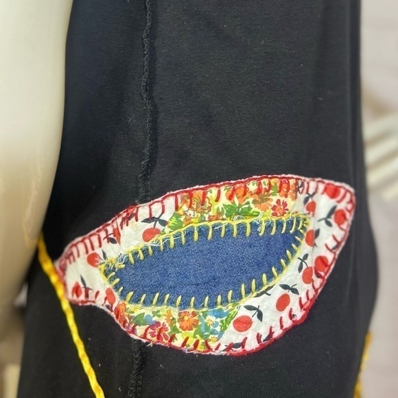 appliqued Tanktop Tunic Dress reversible in size medium 90s Y2k Vintage - Picture 13 of 16